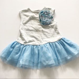 PIPPA & JULIE Sleeveless Stripe Tulle Dress